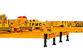 1.4XHSPC集裝箱超高箱吊具運(yùn)輸平板車